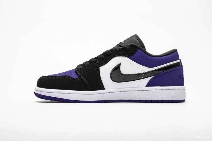 Low Jordan  1 553558-125 Purple  Court 1130